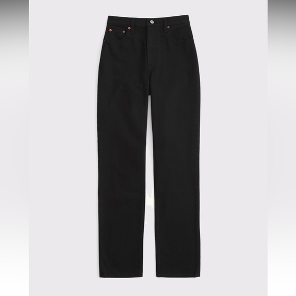 A&F 90s ultra high-rise straight jeans 26L - Picture 2 of 5